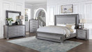 RAIDEN Cal.King, E.King, & Queen Bed, Gray - U&U Home Budget Furniture (Carteret, NJ)
