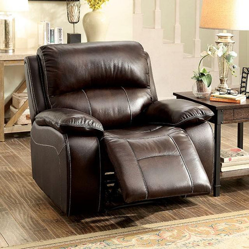 Ruth Brown Recliner - U&U Home Budget Furniture (Carteret, NJ)