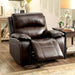 Ruth Brown Recliner - U&U Home Budget Furniture (Carteret, NJ)
