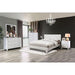 Velen Black Cal.King, E.King, Full, & Twin Bed Black & White - U&U Home Budget Furniture (Carteret, NJ)