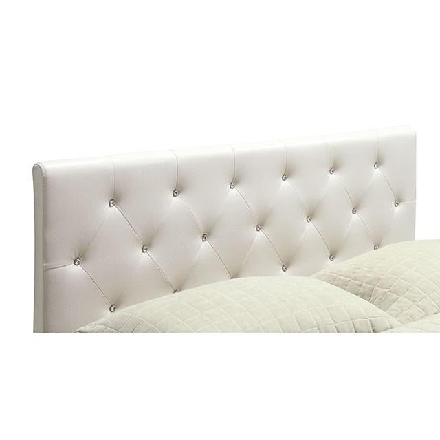 Velen Black Cal.King, E.King, Full, & Twin Bed Black & White - U&U Home Budget Furniture (Carteret, NJ)