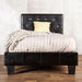 Velen Black Cal.King, E.King, Full, & Twin Bed Black & White - U&U Home Budget Furniture (Carteret, NJ)