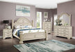 Pamphilos 4 & 5 Piece Queen Bedroom Set Gray & White - U&U Home Budget Furniture (Carteret, NJ)