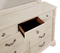 Pamphilos 4 & 5 Piece Queen Bedroom Set Gray & White - U&U Home Budget Furniture (Carteret, NJ)