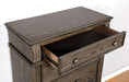 Pamphilos 4 & 5 Piece Queen Bedroom Set Gray & White - U&U Home Budget Furniture (Carteret, NJ)