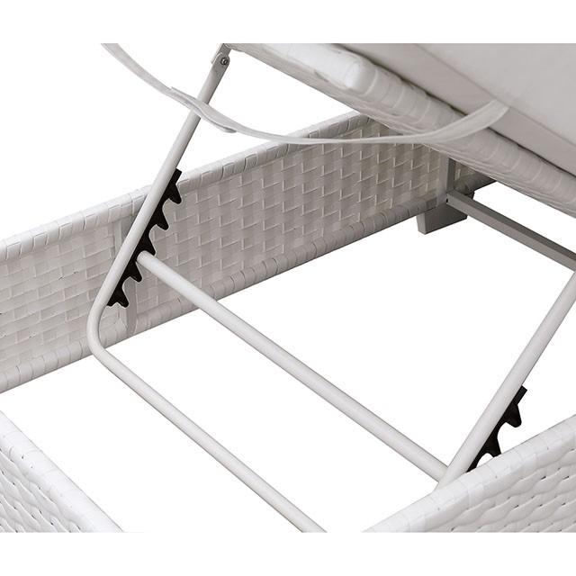 Somani Adjustable Chairse + End Table - U&U Home Budget Furniture (Carteret, NJ)