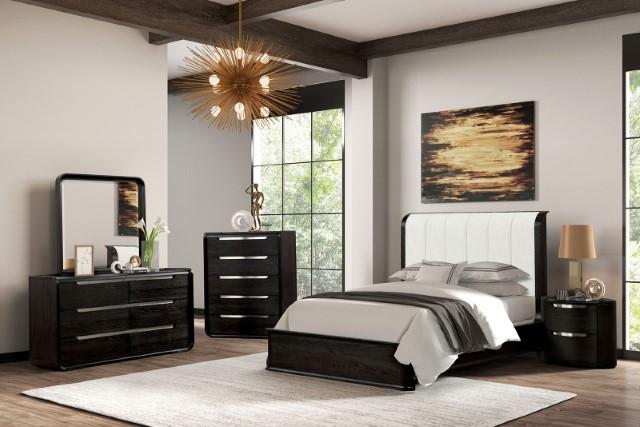 Osterley Nightstand Black - U&U Home Budget Furniture (Carteret, NJ)