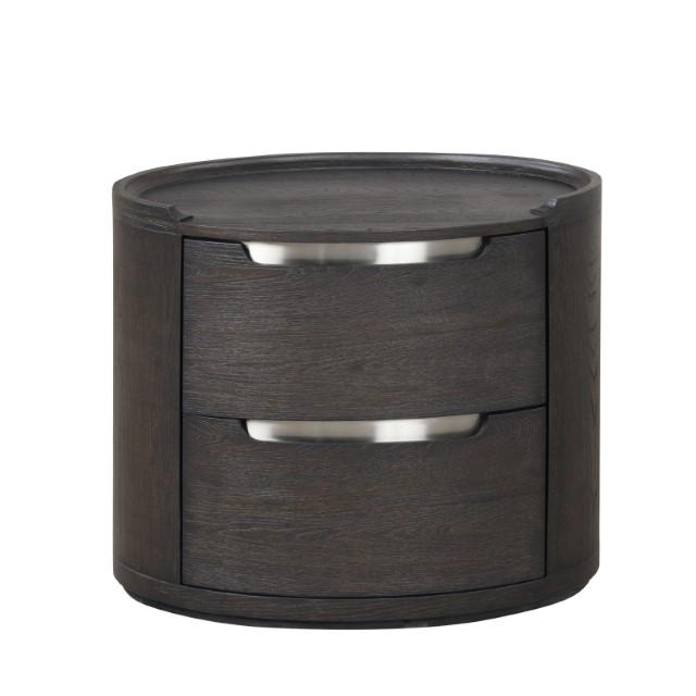 Osterley Nightstand Black - U&U Home Budget Furniture (Carteret, NJ)