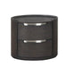 Osterley Nightstand Black - U&U Home Budget Furniture (Carteret, NJ)