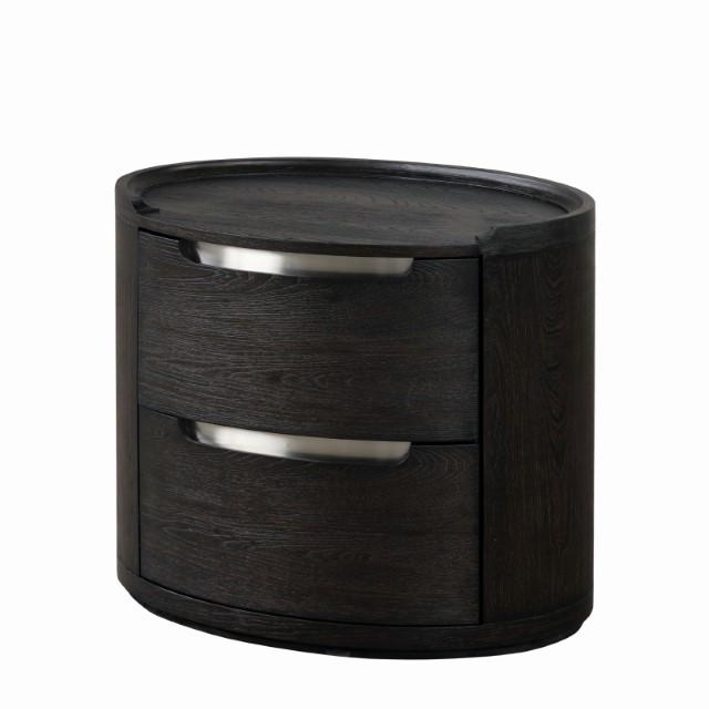 Osterley Nightstand Black - U&U Home Budget Furniture (Carteret, NJ)