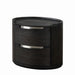 Osterley Nightstand Black - U&U Home Budget Furniture (Carteret, NJ)