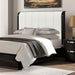 Osterley Queen & E.King Bed Grey & Black - U&U Home Budget Furniture (Carteret, NJ)