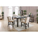 SANIA Counter Ht. Wingback Chair (2/CTN) - U&U Home Budget Furniture (Carteret, NJ)