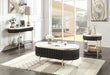 KOBLENZ Sofa Table, Dark Walnut - U&U Home Budget Furniture (Carteret, NJ)