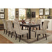 Mashall Beige/Antique Black Side Chair, Ivory (2/CTN) - U&U Home Budget Furniture (Carteret, NJ)