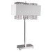 NAYA Table Lamp, Hanging Crystal - U&U Home Budget Furniture (Carteret, NJ)