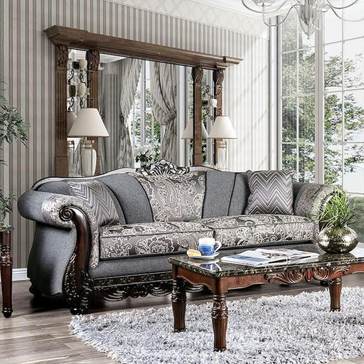 Newdale Gray Sofa - U&U Home Budget Furniture (Carteret, NJ)