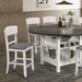 STACIE Counter Ht. Round Dining Table - U&U Home Budget Furniture (Carteret, NJ)