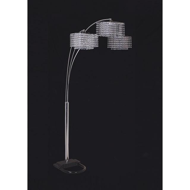 TINA Arch Lamp, Hanging Crystal - U&U Home Budget Furniture (Carteret, NJ)