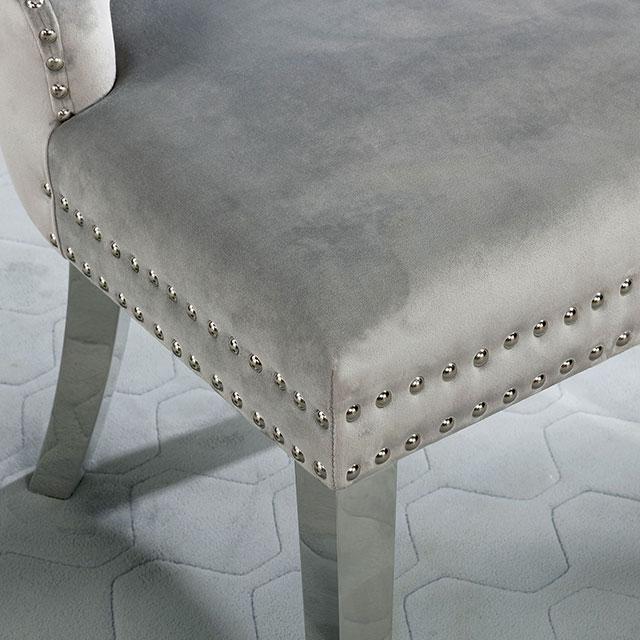 JEWETT Chair, Gray (2/CTN) - U&U Home Budget Furniture (Carteret, NJ)
