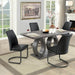 Saskia Gray Dining Table - U&U Home Budget Furniture (Carteret, NJ)