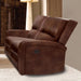 SOTERIOS Power Loveseat, Medium Brown - U&U Home Budget Furniture (Carteret, NJ)