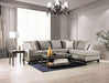 LANTWIT Sectional, Light Gray - U&U Home Budget Furniture (Carteret, NJ)