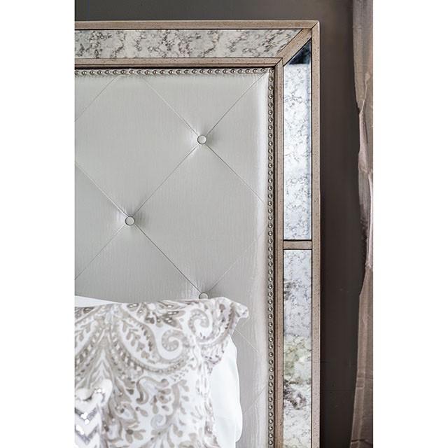LORAINE Cal.King, E.King, & Queen Bed - U&U Home Budget Furniture (Carteret, NJ)