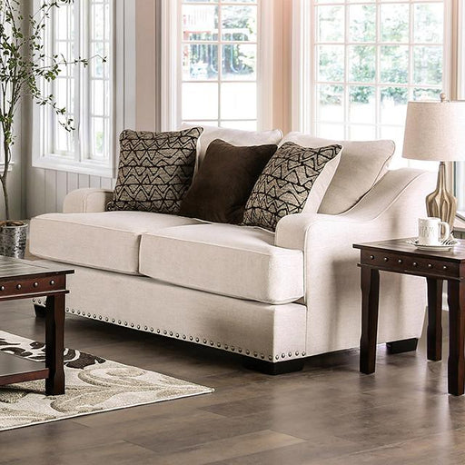 SONORA Loveseat, Beige - U&U Home Budget Furniture (Carteret, NJ)