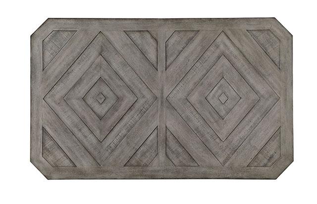 LAQUILA Dining Table, Gray - U&U Home Budget Furniture (Carteret, NJ)