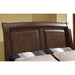 Litchville Brown Cherry Cal.King, E.King, & Queen Bed - U&U Home Budget Furniture (Carteret, NJ)