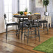 Mullane Weathered Gray Counter Ht. Table - U&U Home Budget Furniture (Carteret, NJ)
