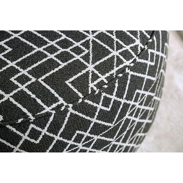 Patricia Black/Pattern Ottoman - U&U Home Budget Furniture (Carteret, NJ)