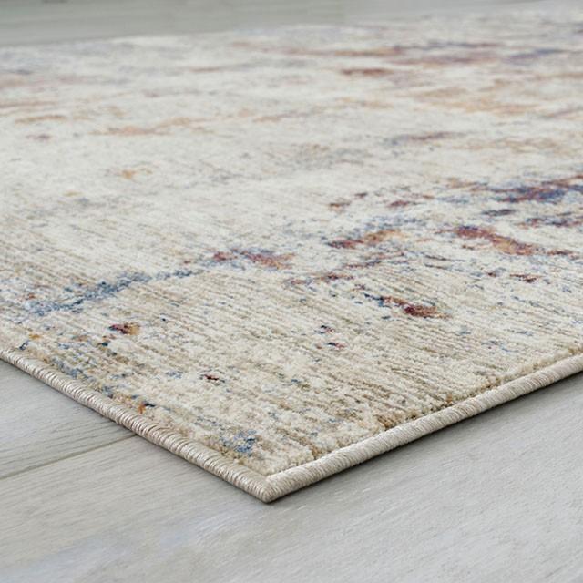 Payas Beige 5' X 7' Area Rug - U&U Home Budget Furniture (Carteret, NJ)