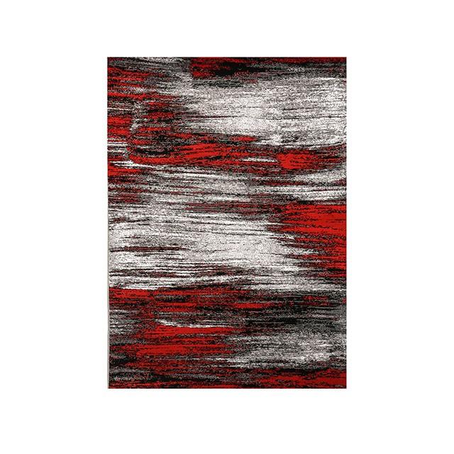 Sivas Gray/Red 8' X 10' Area Rug - U&U Home Budget Furniture (Carteret, NJ)