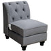 Jolanda Left Armless Chair - U&U Home Budget Furniture (Carteret, NJ)