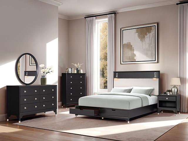 Torrance Nightstand - U&U Home Budget Furniture (Carteret, NJ)