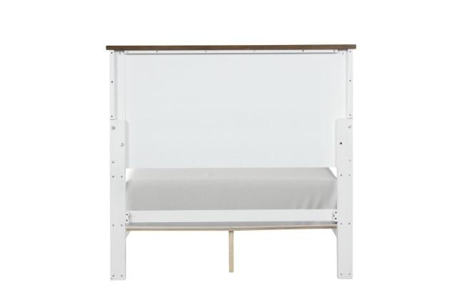 Pinetop Twin & Full Bed White & Blue - U&U Home Budget Furniture (Carteret, NJ)