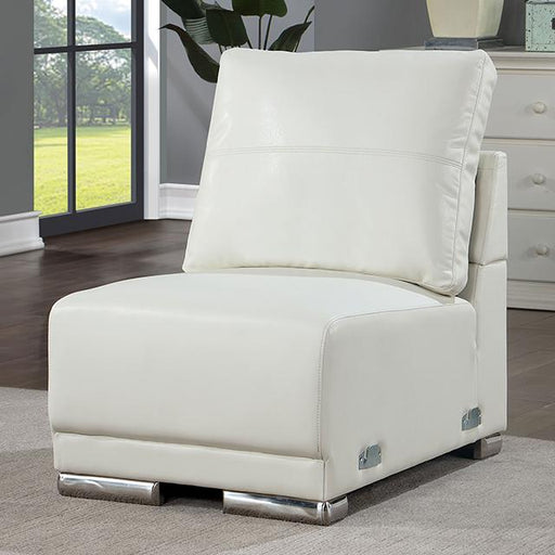 Althea Armless Chair - U&U Home Budget Furniture (Carteret, NJ)