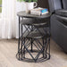 Madyson 3 Pc. Nesting Table Black - U&U Home Budget Furniture (Carteret, NJ)