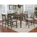 Fafnir 5 & 7 Piece Counter Ht Table Set - U&U Home Budget Furniture (Carteret, NJ)