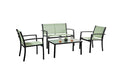 Ibiza 4 Pc. Sling Set K D Green - U&U Home Budget Furniture (Carteret, NJ)