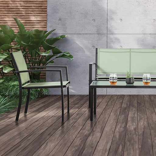 Ibiza 4 Pc. Sling Set K D Green - U&U Home Budget Furniture (Carteret, NJ)