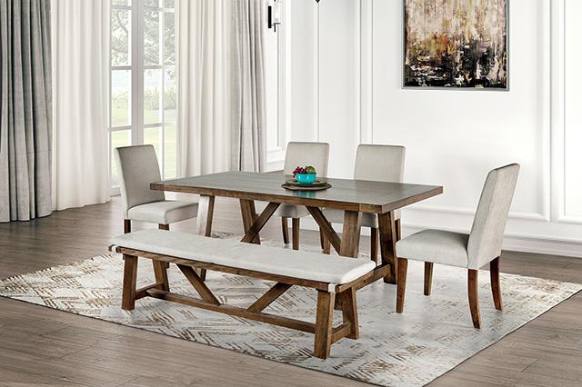 Losone Bench w/ Cushion - U&U Home Budget Furniture (Carteret, NJ)