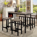 Vilvoorde 5 Pc. Counter Ht. Table Set - U&U Home Budget Furniture (Carteret, NJ)