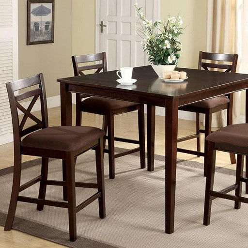 Weston 5 & 7 Piece Counter Ht. Table Set - U&U Home Budget Furniture (Carteret, NJ)