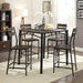 Westport 5 Pc. Counter Ht. Table Set - U&U Home Budget Furniture (Carteret, NJ)