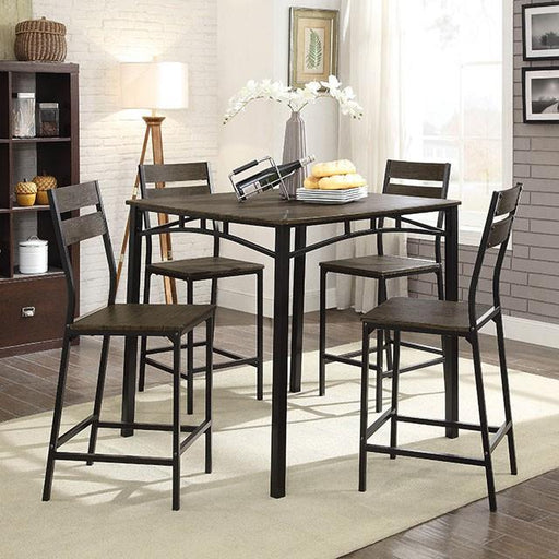 Westport 5 Pc. Counter Ht. Table Set - U&U Home Budget Furniture (Carteret, NJ)