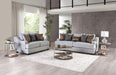SKYLINE Sofa, Light Gray/Brown - U&U Home Budget Furniture (Carteret, NJ)