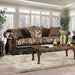 Newdale Brown/Gold Sofa - U&U Home Budget Furniture (Carteret, NJ)